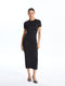 Crew Neck Straight Short Sleeve Women's Bodycon Dress
